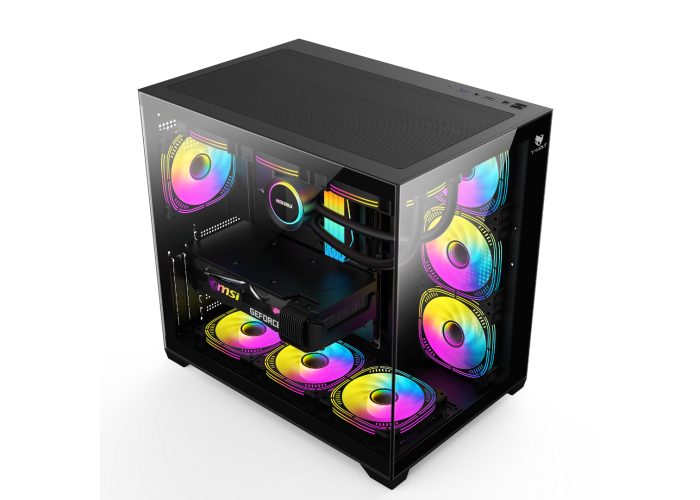 T-Wolf City Ranger X7 ARGB Mid-Tower ATX Gaming Case