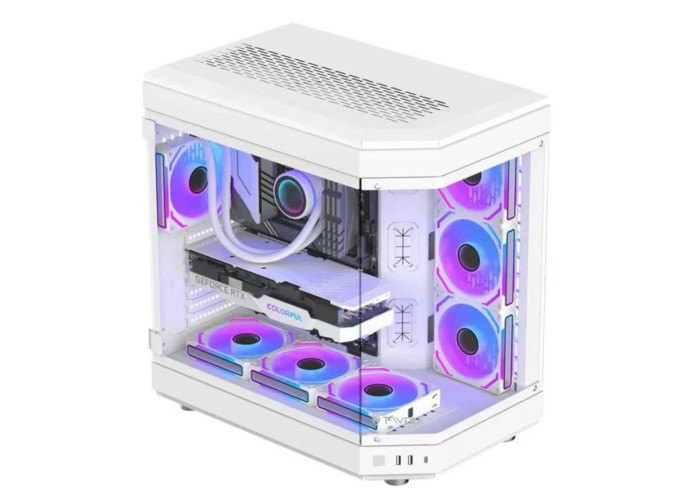 T-Wolf Infinity X10 ARGB ATX Gaming Case White