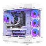 T-Wolf Infinity X10 ARGB ATX Gaming Case White
