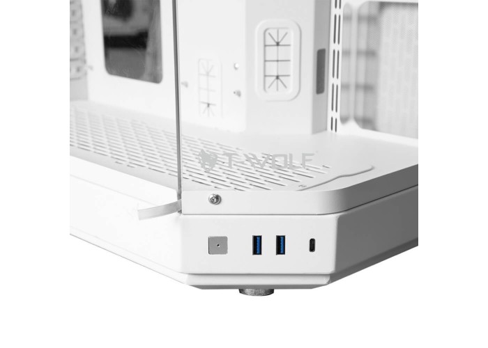T-Wolf Infinity X10 ARGB ATX Gaming Case White