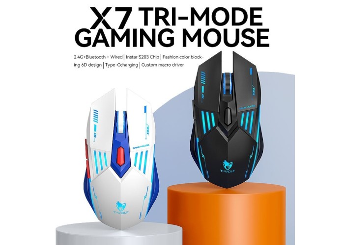 T-WOLF X7 Tri-mode Gaming Mouse