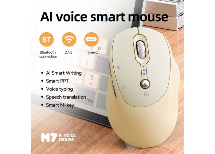 T-Wolf M7 Dual Mode Smart AI Wireless mouse